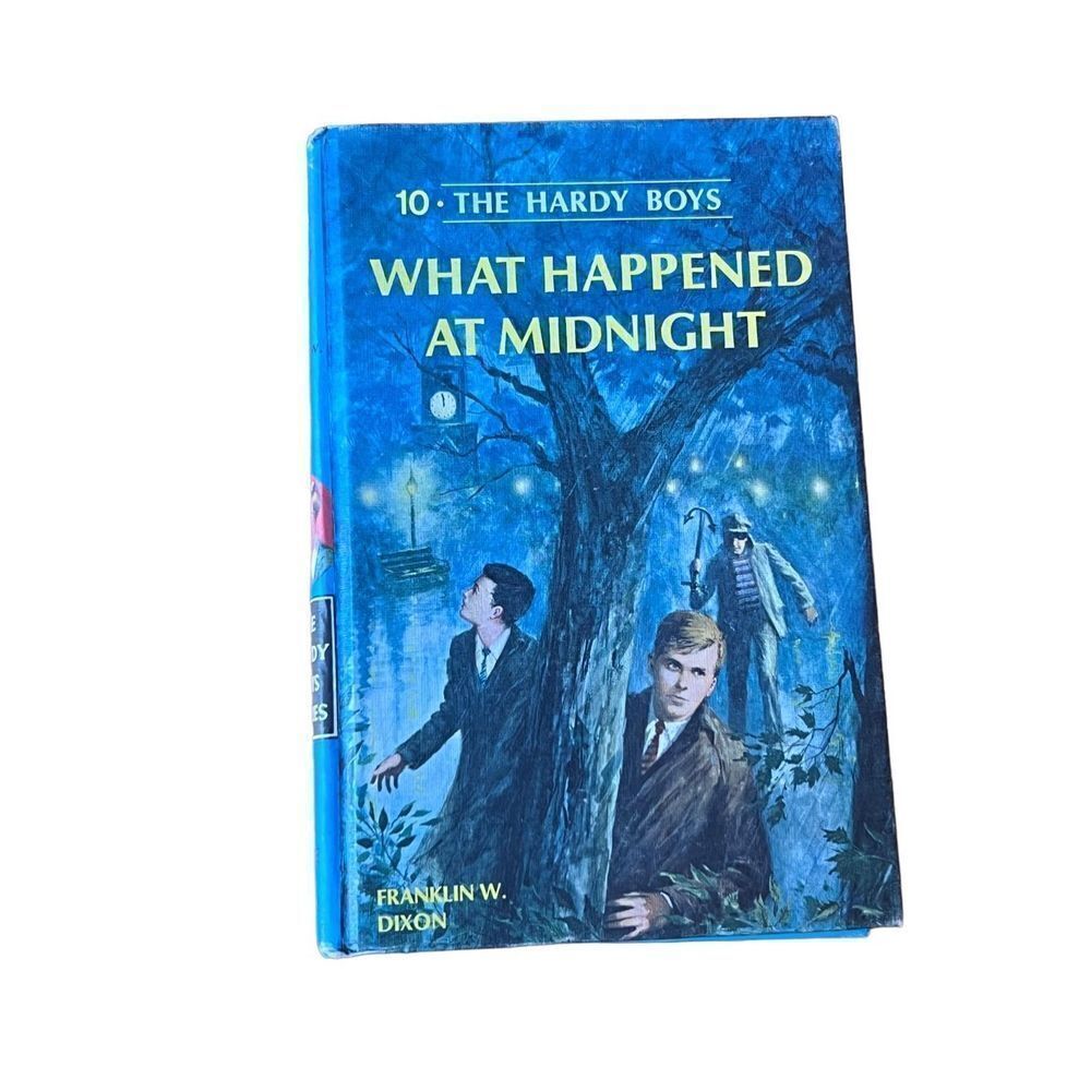 Vintage The Hardy Boys ‘What Happened At Midnight’ Mystery Hardcover Book 10